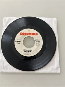 AEROSMITH "Dream On" 1973 White Label PROMO 45 SHORT/LONG VERSION  Stereo - Picture 1 of 4