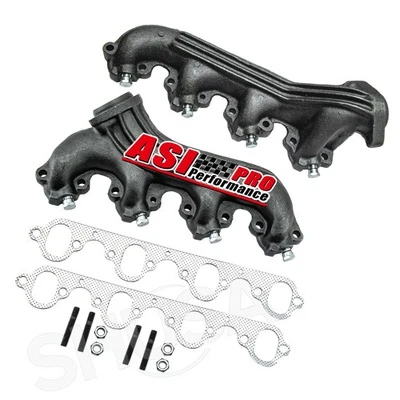 2Pcs Exhaust Manifolds fit 80-87 Ford E250 E350 Econoline /83-87 F250 F350 7.5L Foto 1 de 4