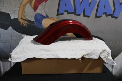 59500369DAA NEW OEM 2016 HARLEY-DAVIDSON FLTRUSE CVO RUBY RED REAR FENDER - Image 1 of 4