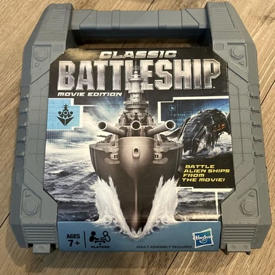 2012 Hasbro Classic Battleship Movie Edition Board Game 2 Players NEW - Image 1 of 3