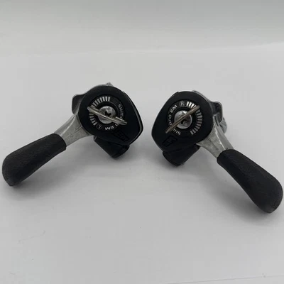 Par de palancas de cambio de pulgar Shimano SL-MT50 de colección bicicleta de montaña de 6 velocidades Japón Foto 1 de 4