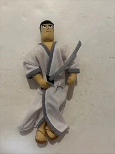 Rare Cartoon Network Toy Factory 12" Samurai Jack Plush Action Figure vintage - Picture 1 of 5