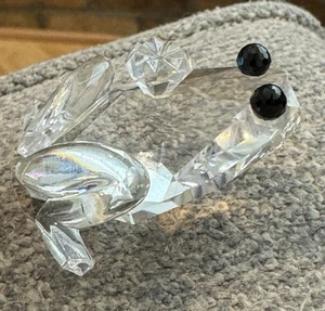Swarovski Crystal Miniature Prince Frog Retired Piece Excellent Condition No Box - Picture 1 of 7