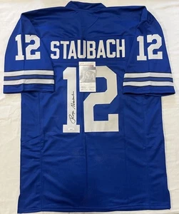 Roger Staubach HOF Dallas Cowboys Signed Autographed Jersey JSA COA - Picture 1 of 9