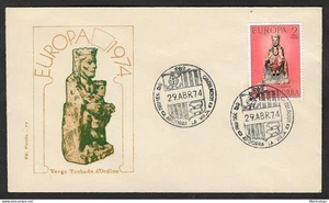 SKV) 1974. Andorra, Virgin of Ordino. FDC XF. - Picture 1 of 1