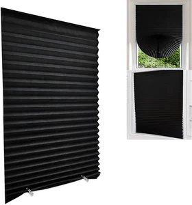 Blackout Blinds for Windows Cordless Blinds Temporary Shades Blinds No Drill Min - Picture 1 of 7
