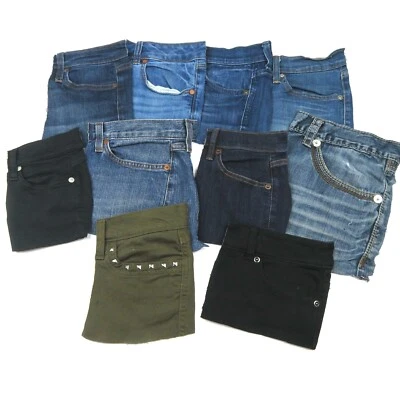 Lote de 10 bolsillos delanteros vaqueros reciclados, azul, negro y oliva, manualidades Foto 1 de 4