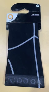 NEW O2 CYCLING LEG WARMERS - EXTRA SMALL -  BLACK - MADE IN CANADA - Picture 1 of 10