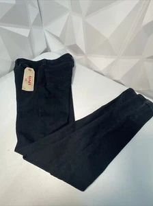 NEW WOMENS LEVIS 535 DENIM JEANS STRETCH LEGGINGS DARK WASH BLUE SZ S 11 L/C - Picture 1 of 6