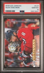 2019 Alex Ovechkin Upper Deck Canvas #310 Washington Capitals PSA 10 GEM MINT - Bild 1 von 3
