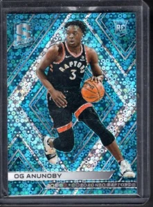 2017-18 Panini Spectra OG ANUNOBY Blue Sparkle Prizm /99 SP Rookie RC #81 - Picture 1 of 1