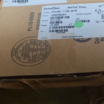 NEW REXNORD HP5705-7.5MTW / HP570575MTW)  MAT TOP CHAIN - Image 1 of 3