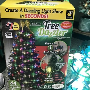Star Shower Tree Dazzler LED Christmas Holiday Lights 16 Colors And Patterns - Picture 1 of 5