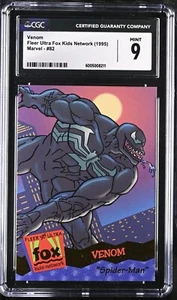 1995 Fleer Ultra Fox Kids Network #82 VENOM CGC 9 - Picture 1 of 2