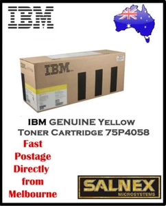 IBM GENUINE 75P4058 Yellow Laser Toner Cartridge  For InfoPrint Color 1354,1464 - Picture 1 of 2