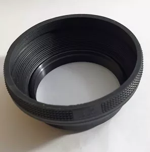 58 mm zusammenklappbar klappbar Gummi Objektivhaube Sonnenschirm Einschrauben 58 mm Neu Japan ACL - Bild 1 von 10