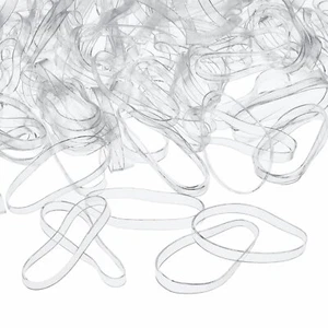 Eboot 3 Mm Clear Elastic Bands Hair Rubber Bands, 500 Pieces - Picture 1 of 12