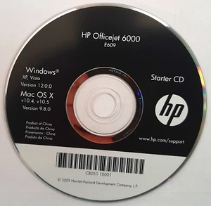 CDROM HP Officejet 6000 Starter CD E609 - Bild 1 von 1
