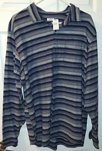 GAP Premium Camicia Uomo Taglia XL Vestibilità Standard Elasticizzata Nuova Con Etichette Blu, Grigio - Foto 1 di 10
