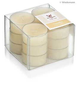 12x Teelichte Duftkerzen "Vanille" Ø37mm von Kerzen Wiedemann GmbH Topseller  - Bild 1 von 1