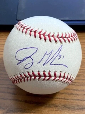 JAY GIBBONS 2 FIRMADO AUTOGRAFIADO OML ¡BÉISBOL!  Orioles, Dodgers!  GAI! Foto 1 de 2