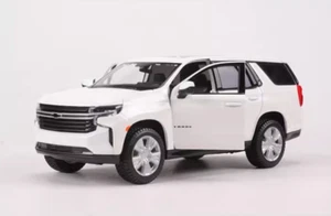 Chevrolet Tahoe 2021 Maisto 1:26 blanco tamaño completo modelo SUV coche de metal fundido a presión - Imagen 1 de 5