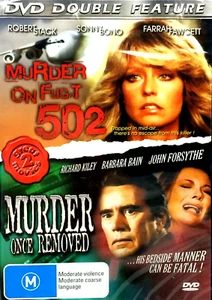 Murder On Flight 502 DVD + Murder Once Removed - MOVIE DOUBLE - Mystery Thriller - Picture 1 of 6