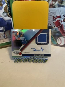 2024 Bowman's Best Relic Auto Futures Gioco Dru Jones /199 - Foto 1 di 2