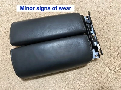 2013-2016 Lincoln MKS Center Console Lid Arm Rest Armrest Black Leather Sliding - Image 1 of 4