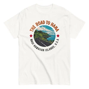 Hana Maui Hawaii Trip Cotton T-Shirt Family Vacation USA Tee - Picture 1 of 12