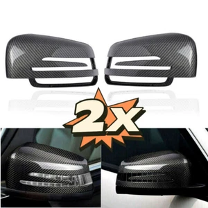 Pour Benz A B C E S GLA W204 W212 W176 Coque Complète Effet Carbone Retroviseur - Bild 1 von 10