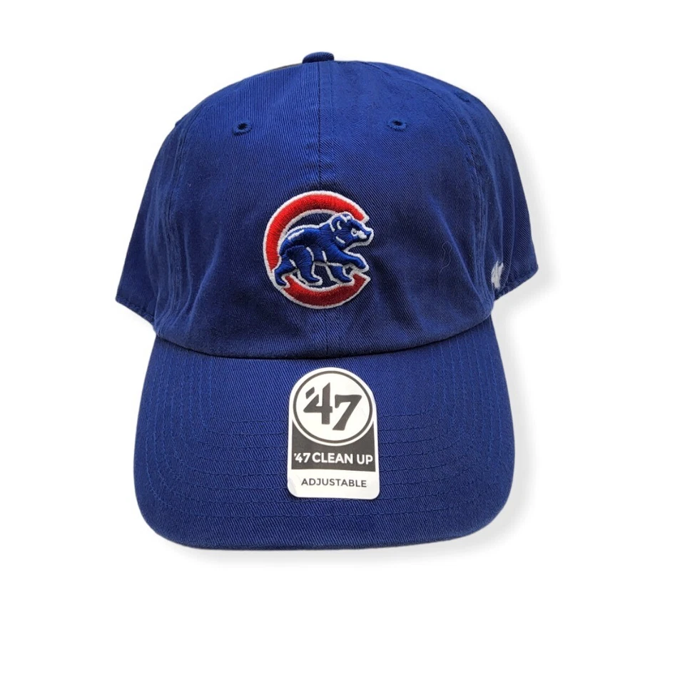 MLB Chicago Cubs 47 BRAND Adjustable Clean up Hat Royal One Size