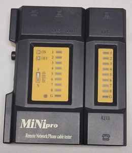 MINI PRO KABELTESTER mit RJ45 und RJ11 Ports - Bild 1 von 10