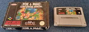 Super Nintendo SNES Game Joe & Mac Caveman Ninja Boxed - Picture 1 of 5