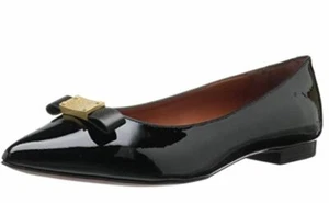 Placa de lazo frontal para mujer Marc Jacobs punta plana negra/negra talla 8,5 - Imagen 1 de 7
