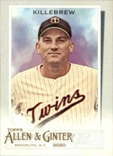 2020 Allen and Ginter #135 Harmon Killebrew Minnesota Twins