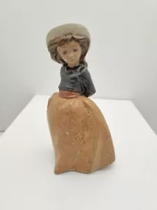 Vintage Lladro Little Girl on Placid Walk Porcelain Figurine - Picture 1 of 5