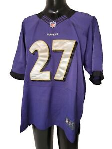 Baltimore Ravens Ray Rice #27 NFL Players On Field Stiched Jersey Mens Size 52