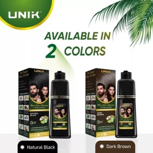 Tinte de cabello natural a base de hierbas orgánicas UNIK 100 % 200 ml color libre de PPD hombres mujeres 15 min - Imagen 1 de 5
