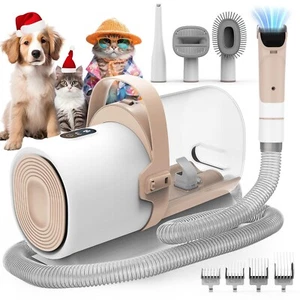 AIRROBO PG50 Hundeschermaschine mit Staubsauger, 4 in 1 Profi Haustierpflegeset - Bild 1 von 8