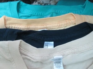 lot of 4 shirt Juniors womens tshirts xs Tan Teal navy yellow NEW American  NEW - Picture 1 of 11