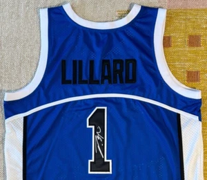 Damian Lillard Signed Autograph High School Oakland Wildcats Jersey NBA Bucks - Picture 1 of 6