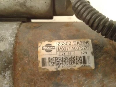 Motor de arranque usado se adapta a: Nissan Xterra 2008 6 cilindros grado A Foto 1 de 4