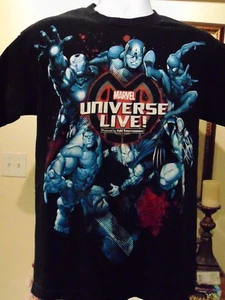 MARVEL UNIVERSE LIVE (2 Sided) North American Tour Men's T-Shirt large - Picture 1 of 5