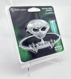 Elektroplate Exclusive MetalHead Alien Chrome All Metal Emblem For All Auto - Picture 1 of 5