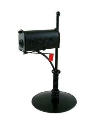 Casa Delle Bambole Metallo Posta Mail Scatola Miniatura 1:12 Giardino Accessori - Immagine 1 di 4