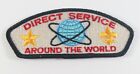 Vintage Direct Service Around The World Boy Scouts Bsa Shoulder Csp Patch