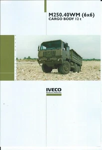 Military Vehicle Data Sheet - Iveco M250.40WM (6x6) Cargo Truck Brochure (MI16) - Picture 1 of 1