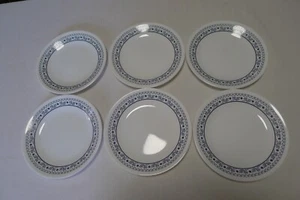 Juego de 6 platos de postre Corelle Blueberry 6-3/4" azul y blanco - Imagen 1 de 13