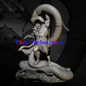 Warrior With Snake Unpainted 1/24 Resin Figure Model Kit Unassembled GK TD-2620 - Picture 1 of 4